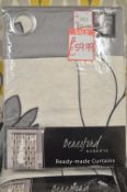 *Beresford Lined Eyelet Curtains 90” width 72” drop