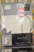*Beresford Lined Eyelet Curtains 90” width 72” drop