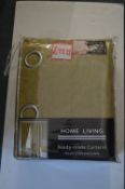 *Beresford Lined Eyelet Curtains 132” x 90” drop