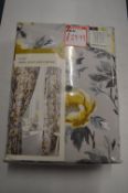 *Furn Peony Lined Pencil Pleat Curtains 90” x 54” drop