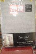 *Beresford Lined Pencil Pleat Curtains 66” width 54” drop