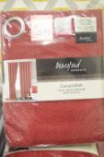 *Home Living Lined Eyelet Curtains 66” width 90” drop