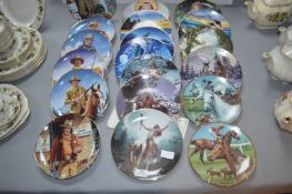 Nineteen Wall Plates Including Red Rum and Desert