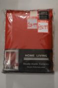 *Home Living Lined Eyelet Curtains 132” x 90” drop