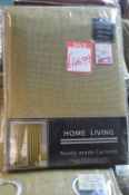 *Home Living/Beresford Lined Eyelet Curtains 66” width 90” drop