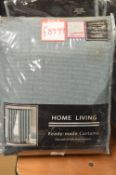 *Home Living Lined Eyelet Curtains 132” width 90” drop