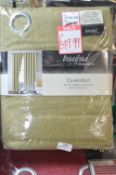 *Home Living/Beresford Lined Eyelet Curtains 90” width 72” drop