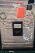 *Casa Home Crushed Velvet Eyelet Curtains 90” width 90” drop