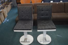 Pair of Loreal Beauty Counter Gas-Lift Stools