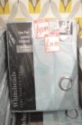 *Whiteheads Lined Eyelet Curtains 90” width 90” drop