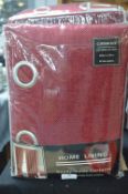 *Home Living Lined Eyelet Curtains 132” width 90” drop