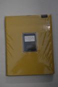 *Casa Home Blackout Quilted Pencil Pleat Curtains in Sunset Ochre 46” x 72” drop