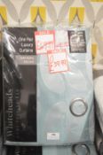 *Whiteheads Lined Eyelet Curtains 90” width 90” drop
