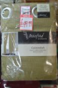 *Home Living/Beresford Lined Eyelet Curtains 90” width 72” drop