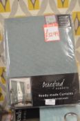 *Home Living Lined Eyelet Curtains 66” width 54” drop