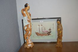 Chinese Style Ornaments and a Picture