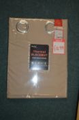 *Beresford Thermal Blackout Curtains in Coffee 46” x 54” drop