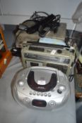 Samsung DVD Player, Portable Cassette and CD Playe