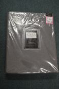 *Casa Blackout Quilted Pencil Pleat Curtains in Slate 66” x 90” drop