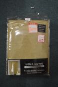 *Beresford Lined Pencil Pleat Curtains in Olive Green 66” x 90” drop