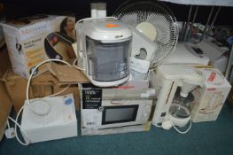 Kitchen Electrics Including Bread Maker, Coffee Ma