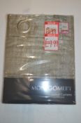 *Montgomery Lined Eyelet Curtain in Flint 46” x 54” drop