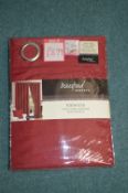 *Beresford Valencia Lined Eyelet Curtains 66