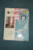 *Jeff Banks Home Lined Eyelet Curtains 46