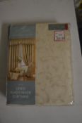*Fillagree Lined Pencil Pleat Curtains 46” x 54” drop