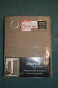 *Beresford Lined Eyelet Curtains 90
