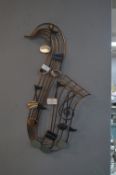 Metal Saxophone Wall Art