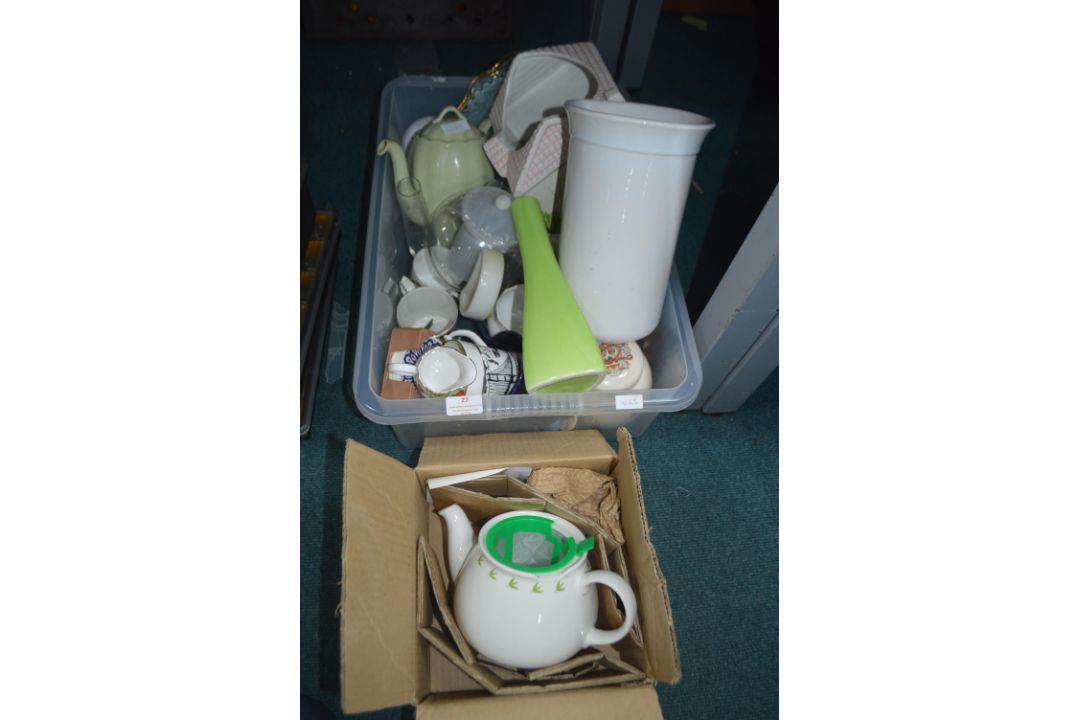 Pottery and Glassware