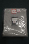 *Casa Home Grey Pencil Pleat Blackout Curtains 90” x 90” drop
