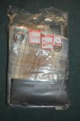 *Montgomery Lined Eyelet Curtains 90