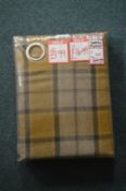 *Plaid Eyelet Curtains 46