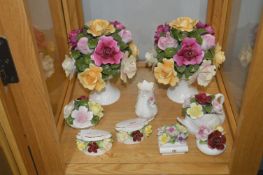 Pottery Flower Posies by Royal Doulton and Ansley
