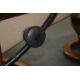 Stressless Leather Reclining Swivel Armchair and Matching Footstool - Image 2 of 2