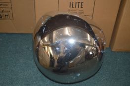 iLite Silver Effect Pendant Lamp 36cm