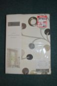 *Taylor Made Lined Eyelet Curtains 66” x 54” drop