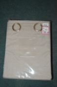 *Casa Home Blackout Quilted Eyelet Curtains in Sto