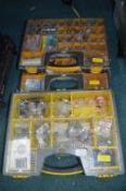 Three Organiser Cases Containing Hardware etc.