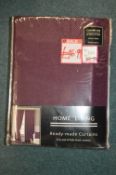 *Home Living Lined Pencil Pleat Curtains 66
