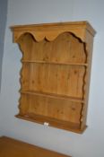 *Pine Wall Shelf Unit