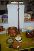 Vintage Clocks, Barometers, Hunting Horn, etc.