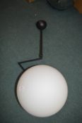 iLite Pendant Light with White Globe
