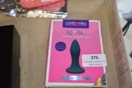 *Ignite Vibrating Blue Butt Plug