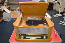 *Denver Retro Wooden Music Centre