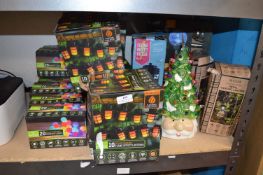 *Quantity of Assorted Festive Lighting and a Fly Zapper