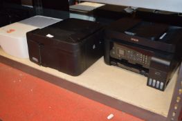 *HP, and Two Epson Printers