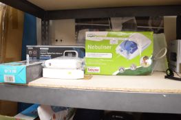 *Mixed Lot Including Nebuliser, Heated Digital Pain Reliver, Waterproof Action Camera, and Fall